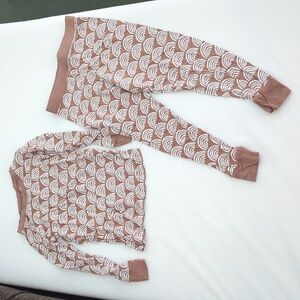 Little Sleepies 2pc rust rainbow 18-24
